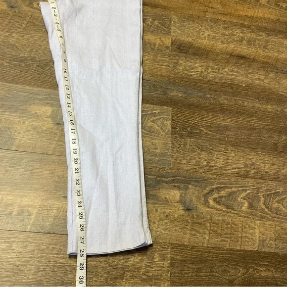 NEW Anthropologie The Essential Slim Sky Blue Trouser Pants Womens Size 6 - Picture 9 of 12